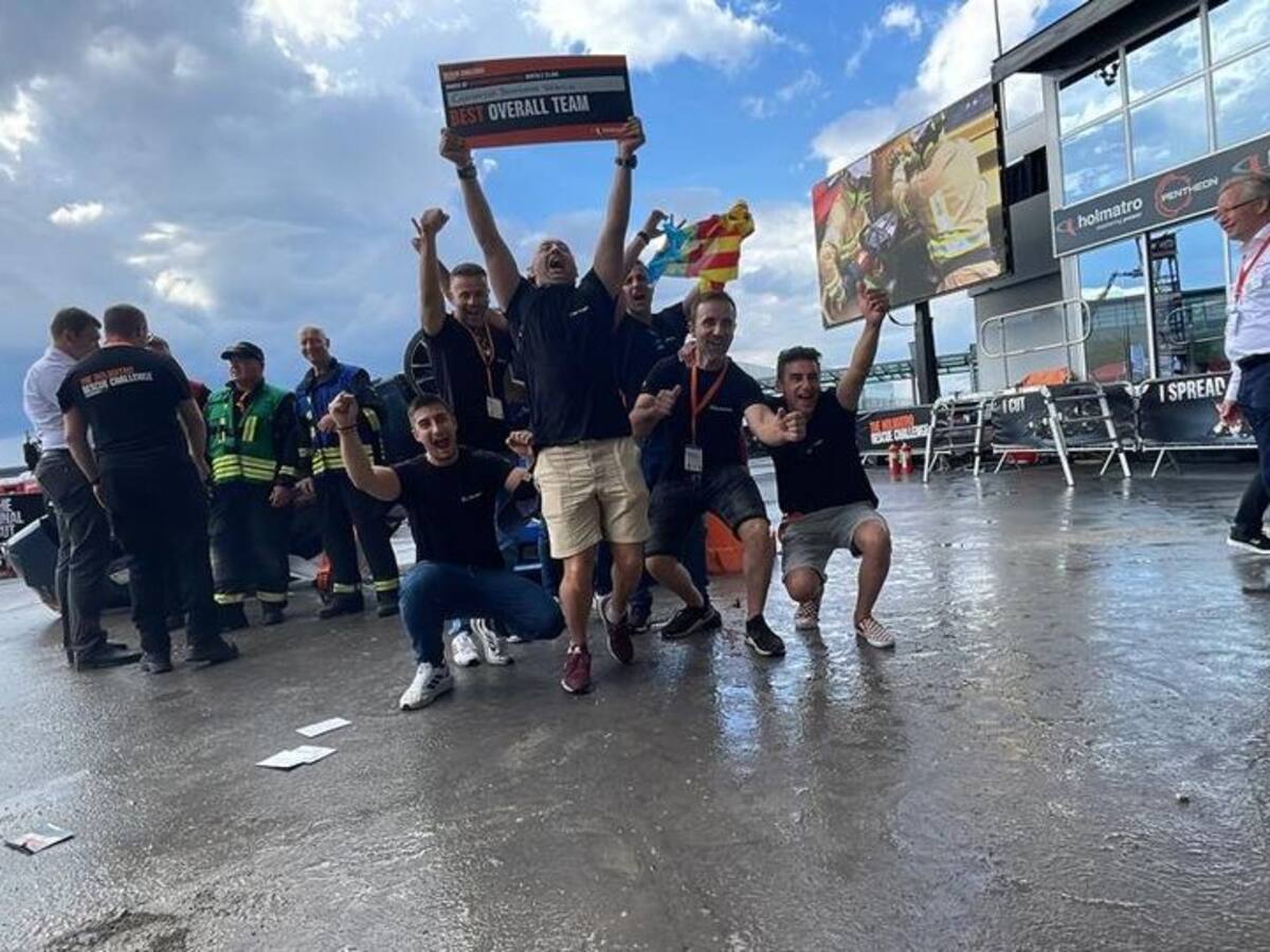 Nuevo triunfo para el equipo de rescates de accidentes de tráfico de Bomberos de Gandia