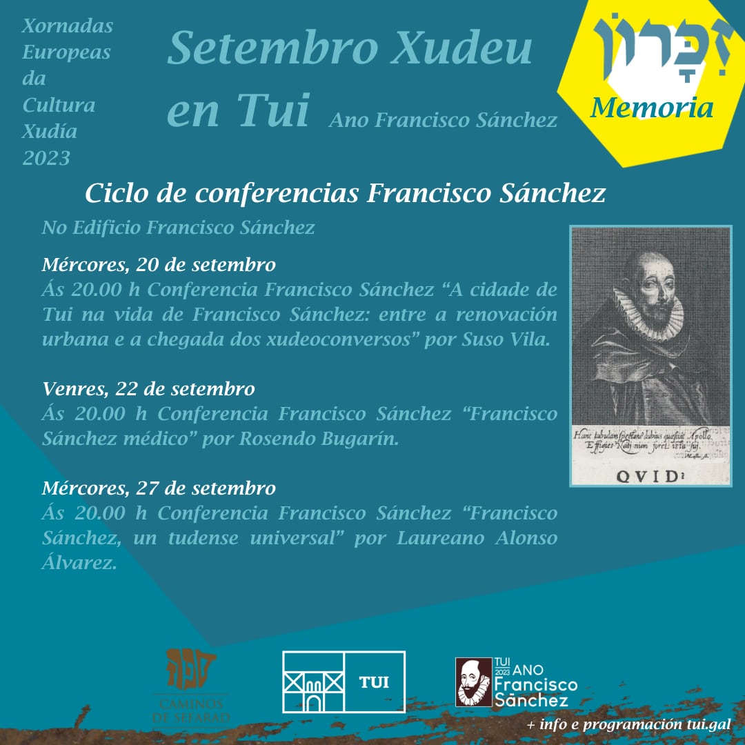 Ciclo de conferencias sobre la figura de Francisco Sánchez en Tui