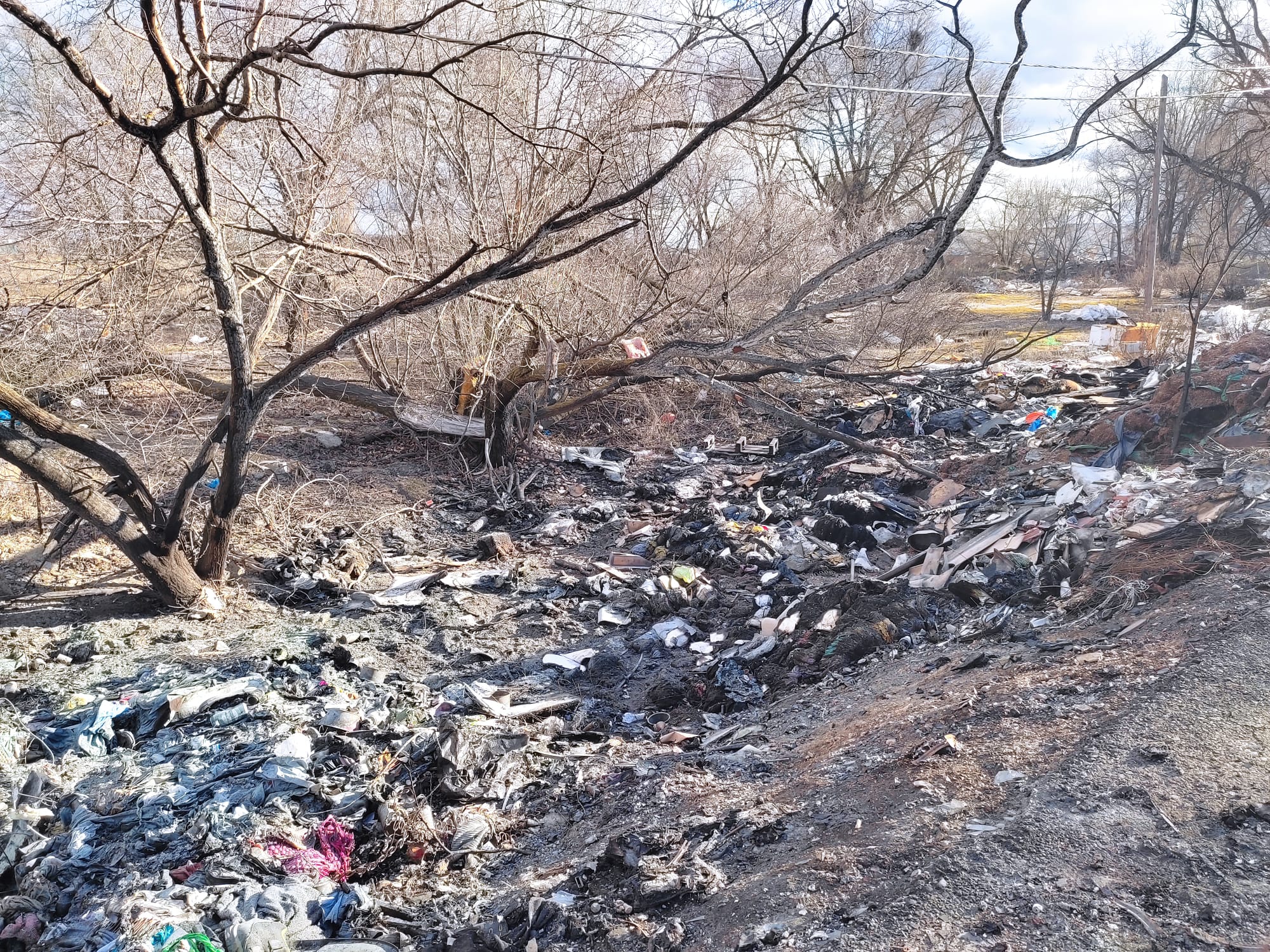 Imagen de los vertidos ilegales denunciados por Ecologistas en Acción de Pinto.