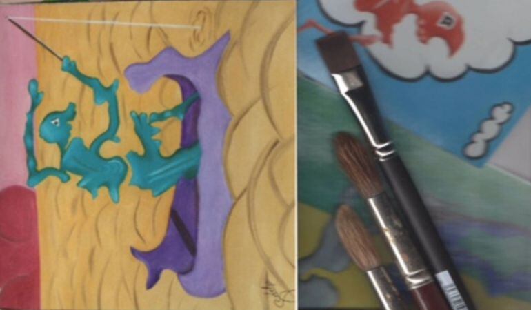 José Manuel Hidalgo, vecino de Ciempozuelos, expone sus obras en la Casa de la Cultura