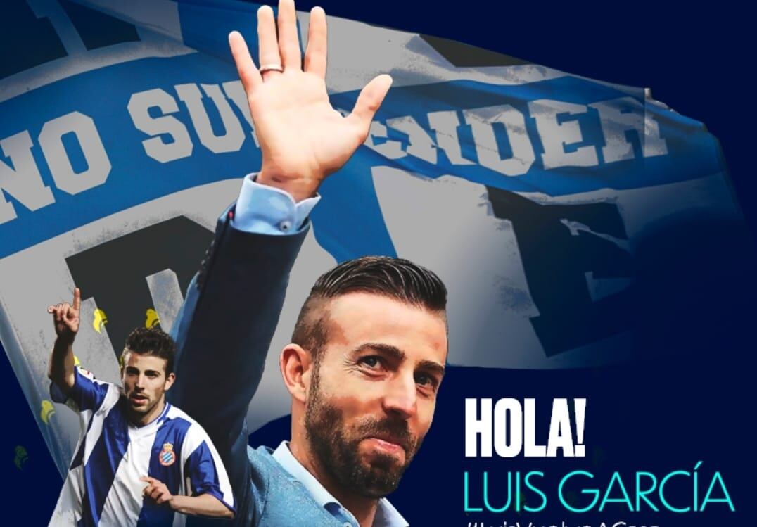 Luis García, nuevo entrenador del RCD Espanyol.
