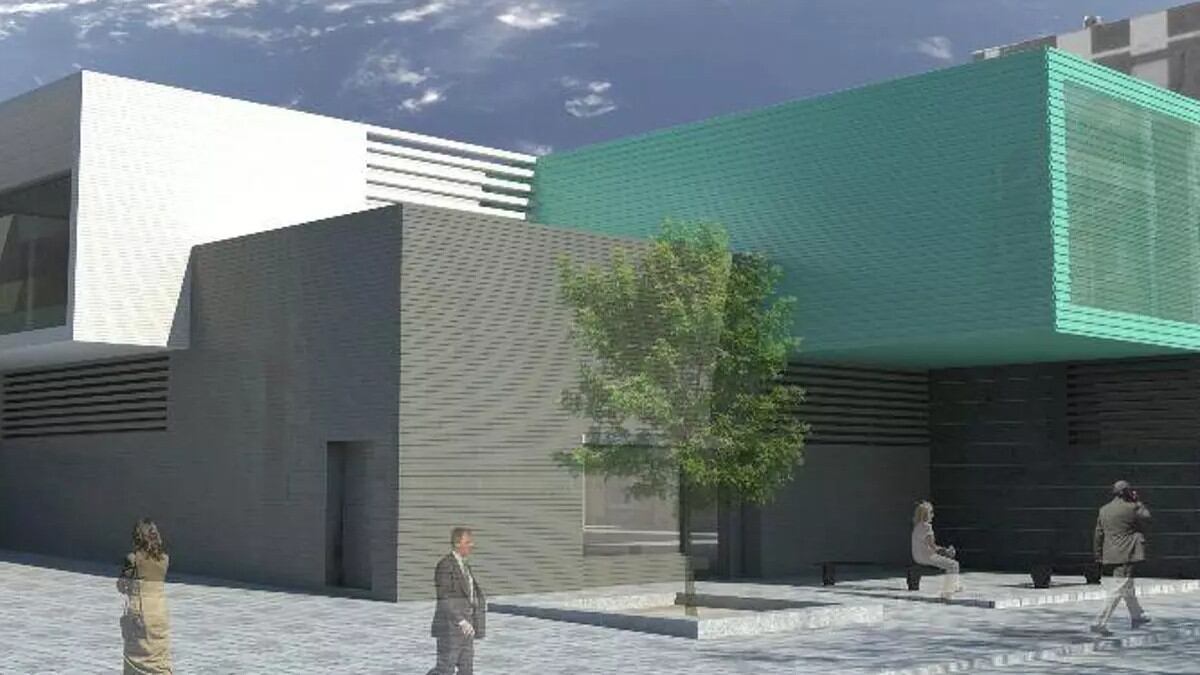 Recreación del centro de salud de Gamarra