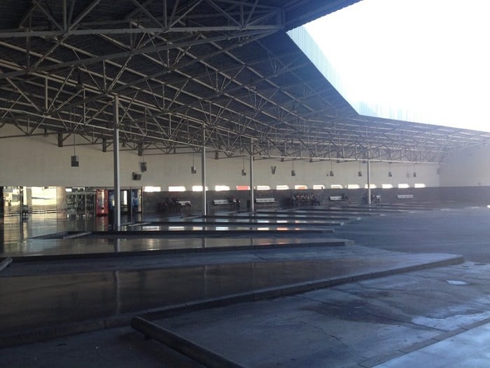 Estación de autobuses en Algeciras