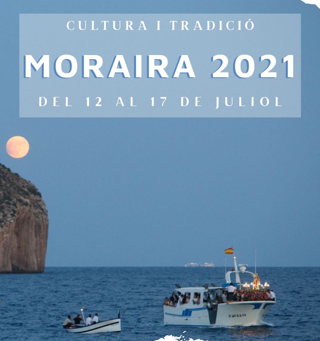 Cartel anunciador celebraciones Moraira