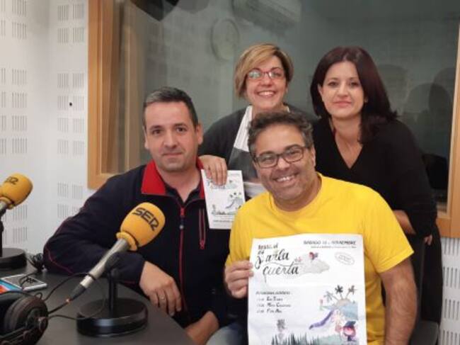 Fernando Coy, Antonio Machado, Alicia Sánchez y Cristina López son algunos de los organizadores del festival.