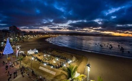 Playa de las Canteras (Gran Canaria).