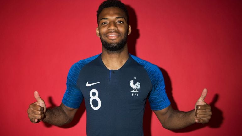 Lemar, en una imagen promocional de la selección francesa de cara al Mundial de Rusia