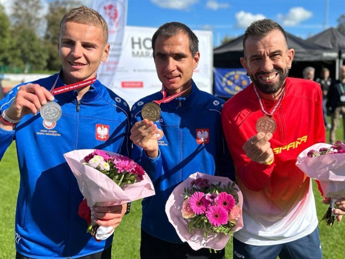 Juan Manuel González Valiente se cuelga el bronce en el Europeo de maratón