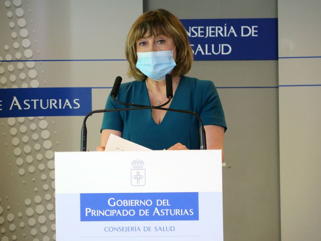 Lidia Clara Rodríguez, directora general de Planificación y Política Sanitarias, durante la presentación del plan. 