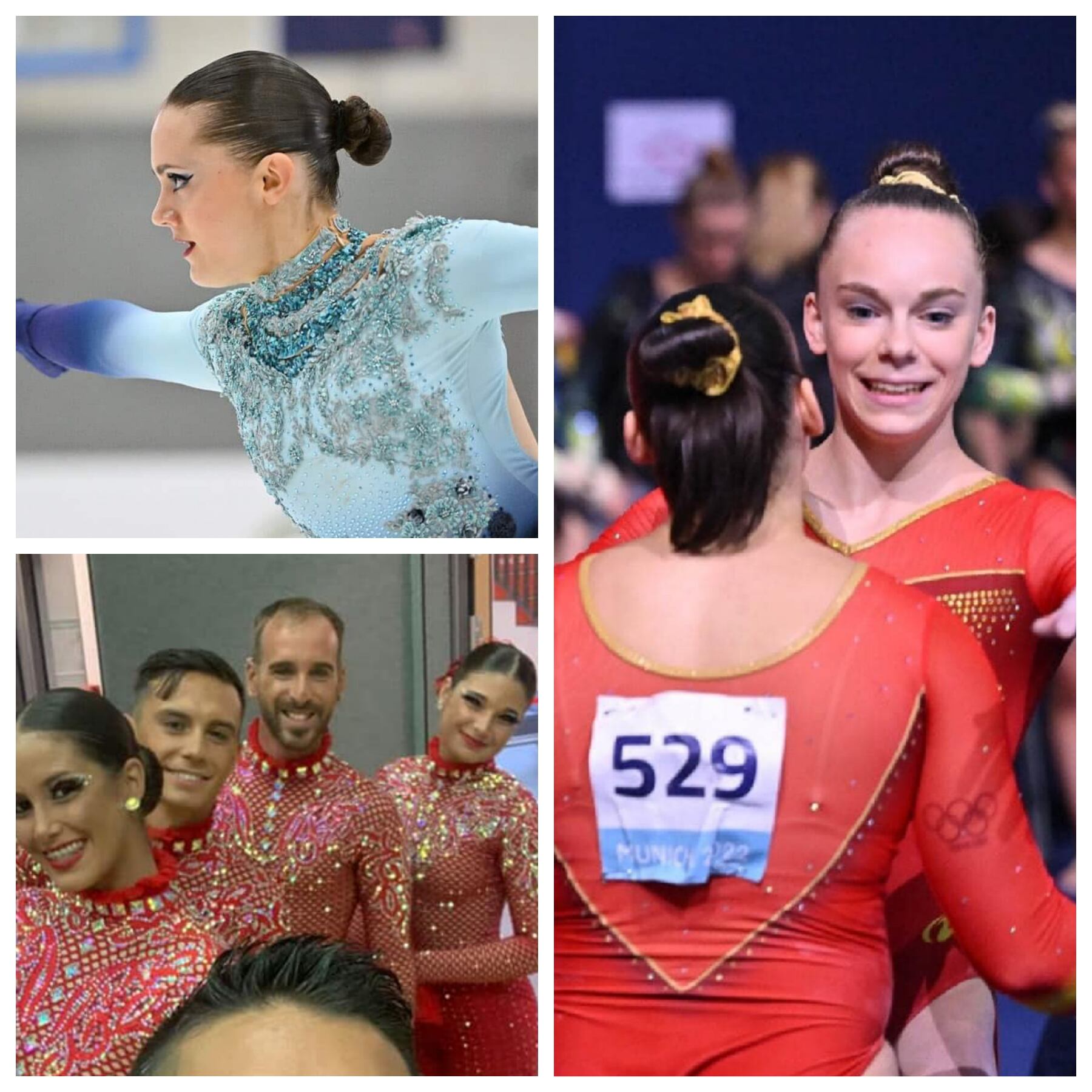 Andrea Silva, Raquel Pla y Laura Casabuena han representado el nombre de Alcoy en Europa los últimos días