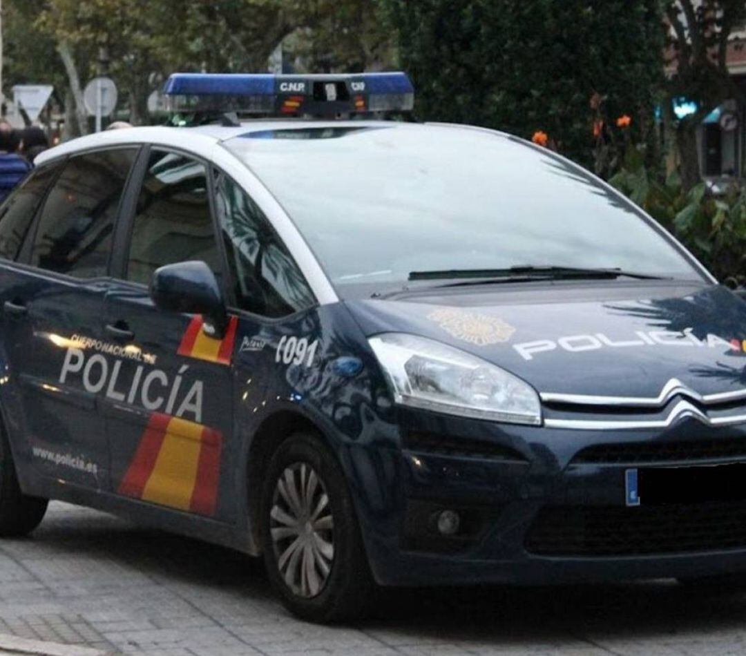 Policía Nacional en la ciudad de Gandia