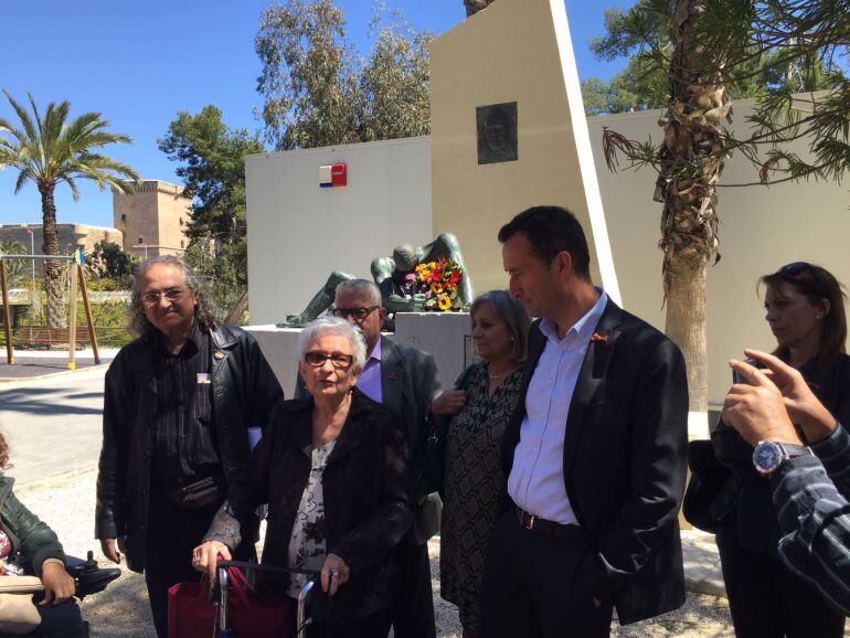 Un momento del homenaje a Julio María López Orozco