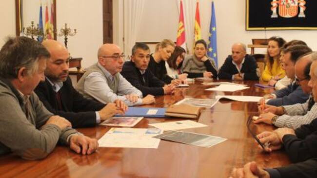 Imagen de la reunión de este miércoles