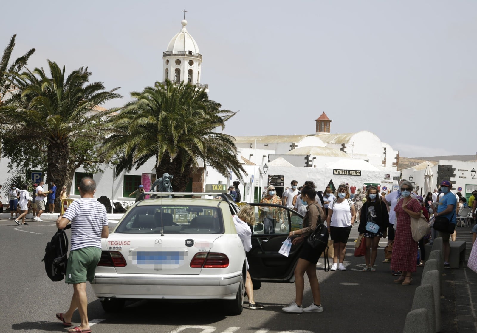 Taxis en la Villa de Teguise.