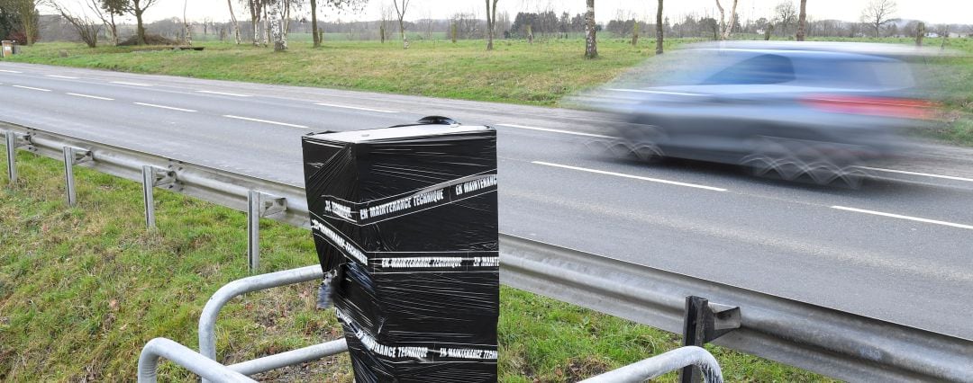 Radar en una carretera