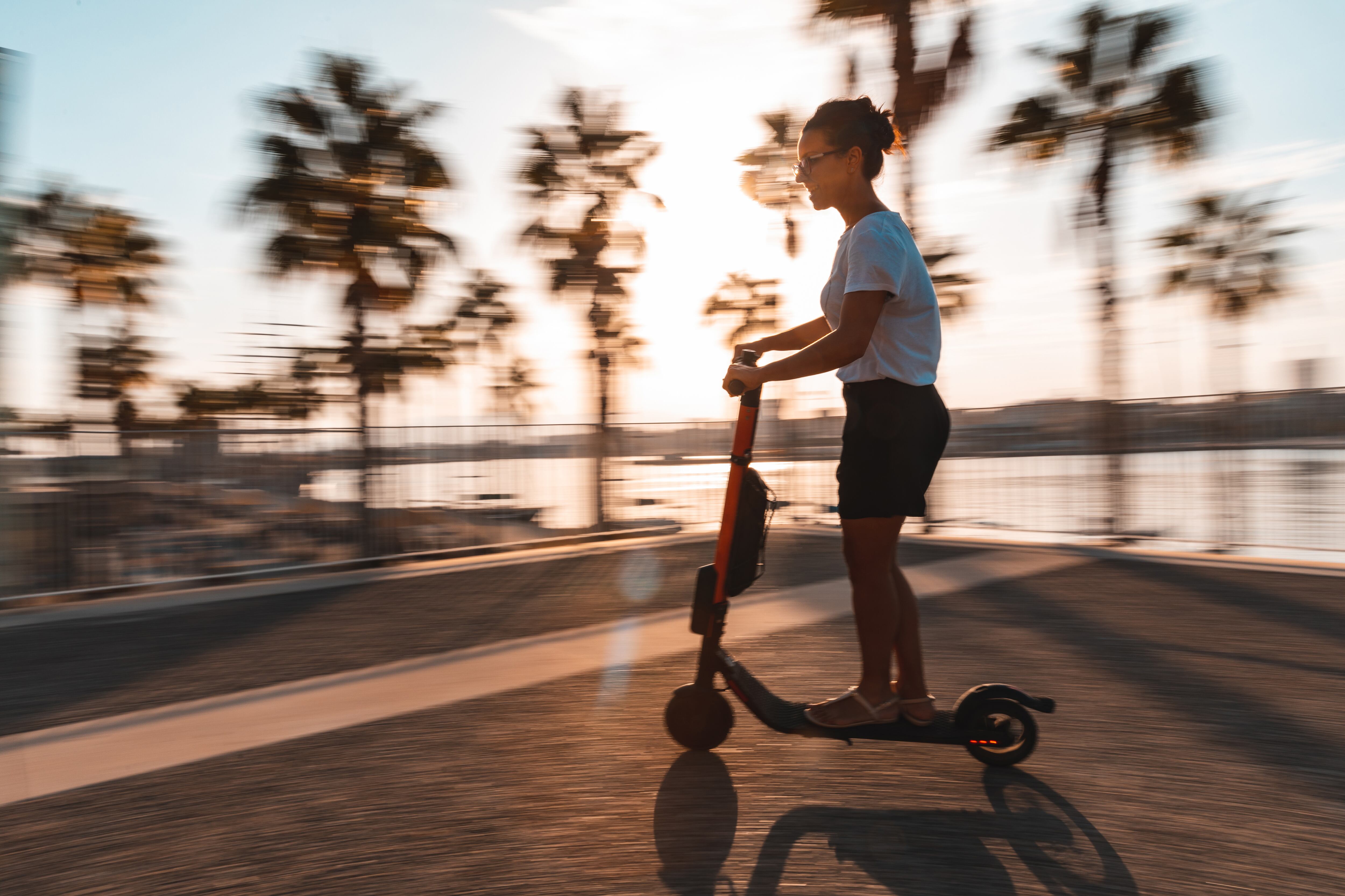 Patinete en Málaga. Getty Images.