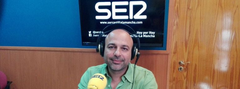 José García Molina en los estudios de SER Toledo