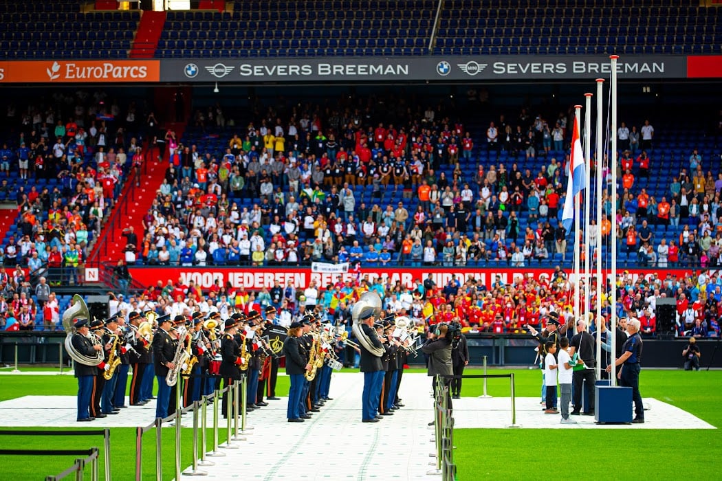 Ceremonia de apertura de los XIX Campeonatos del Mundo para policías y bomberos.