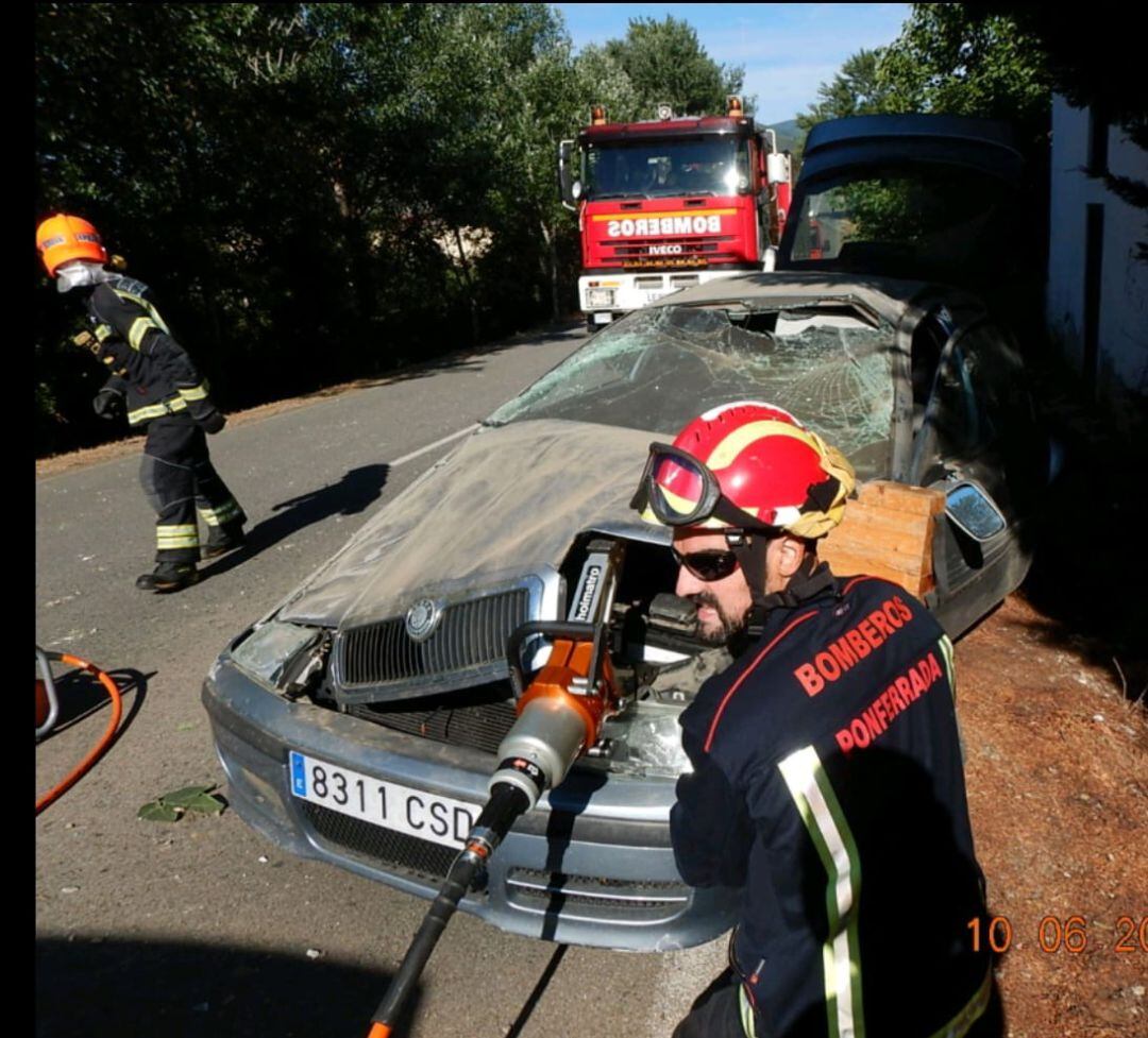 Intervención en el accidente de Villafranca 