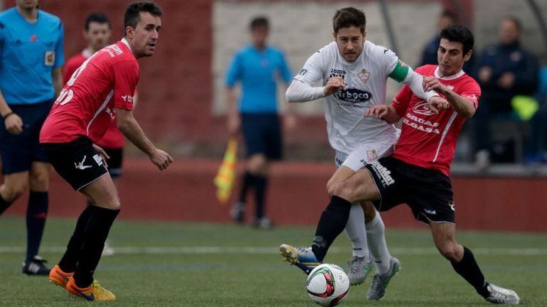 Samu, en un partido de la pasada temporada