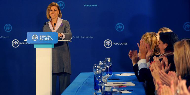 Cospedal ha presidido este miércoles en Toledo la reunión de Coordinación de las Comisiones Sectoriales del PP regional.