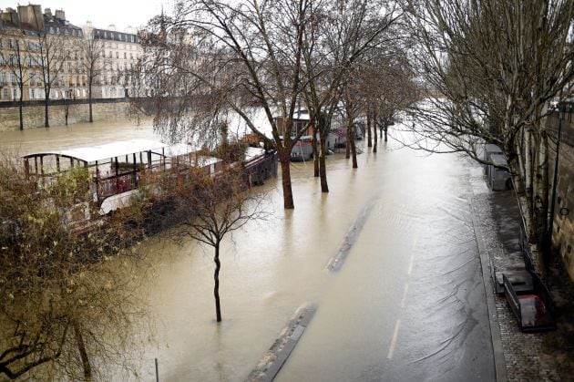 El río Sena, en París.