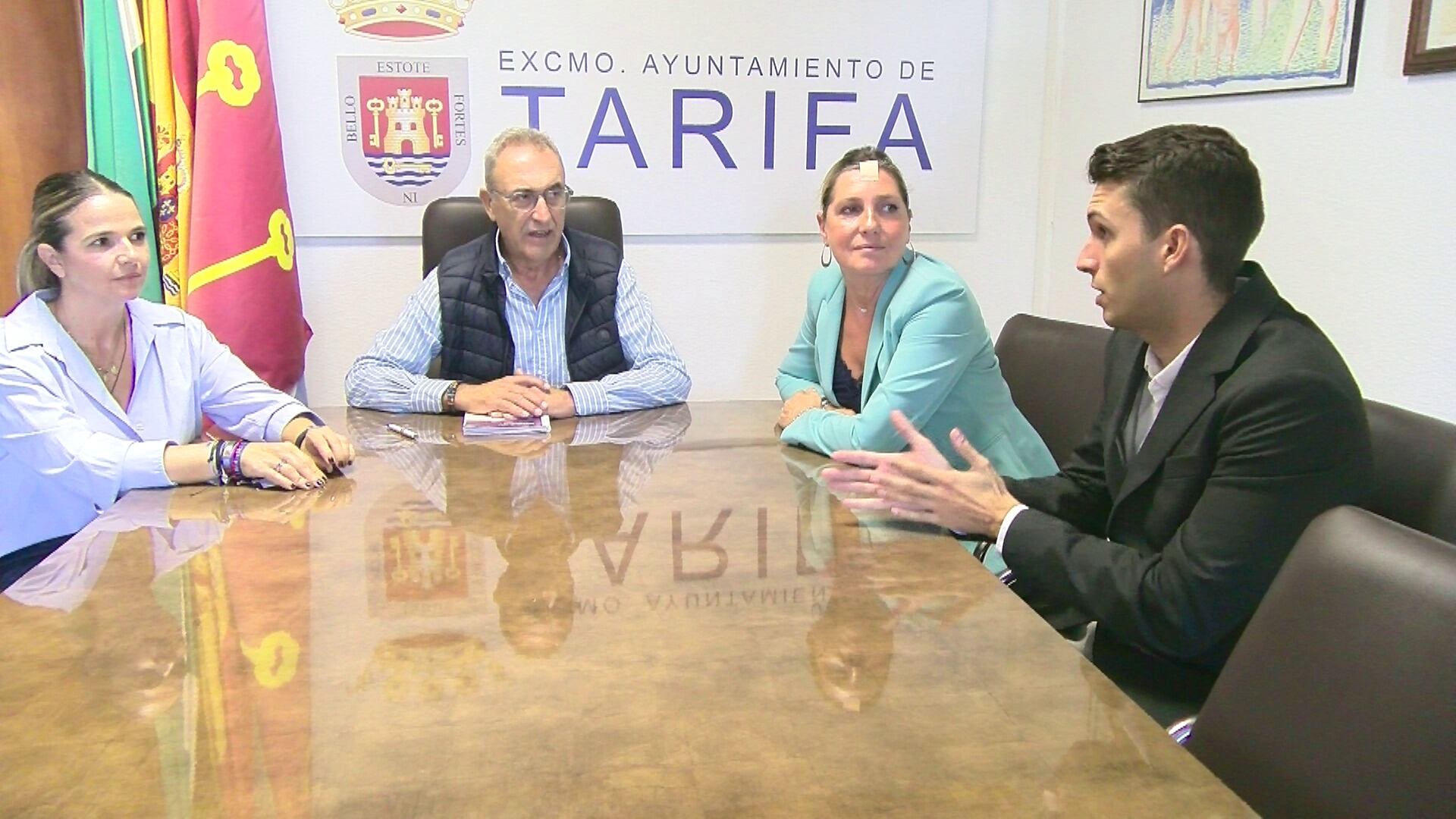 Un momento de la reunión en Tarifa