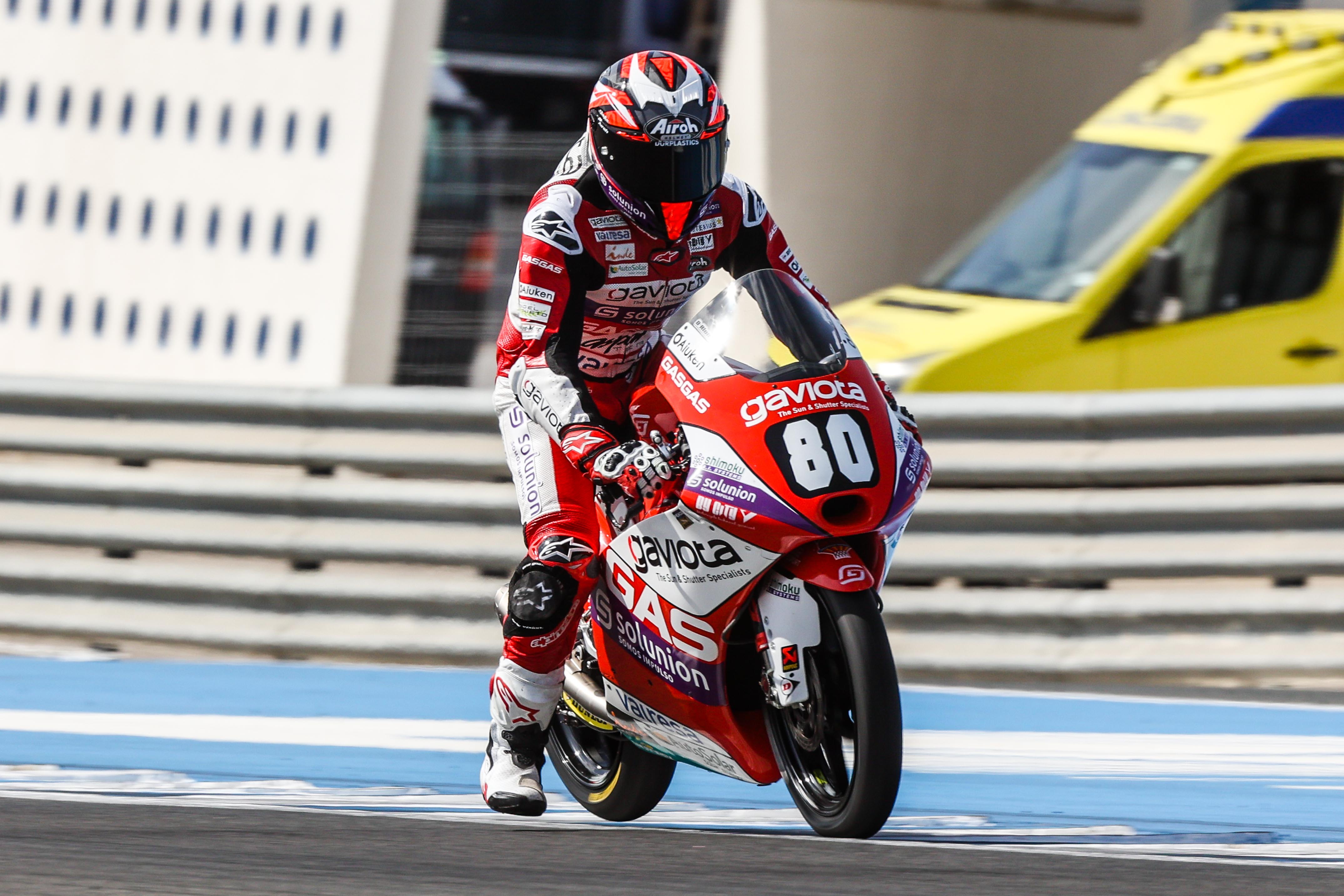 David Alonso, uno de los pilotos que corrieron el sábado en el Circuito de Jerez