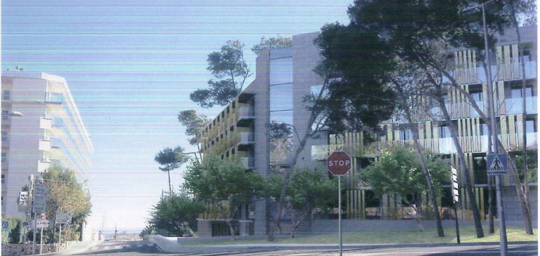 Vista exterior del nou hotel que es planeja a Cap Salou.