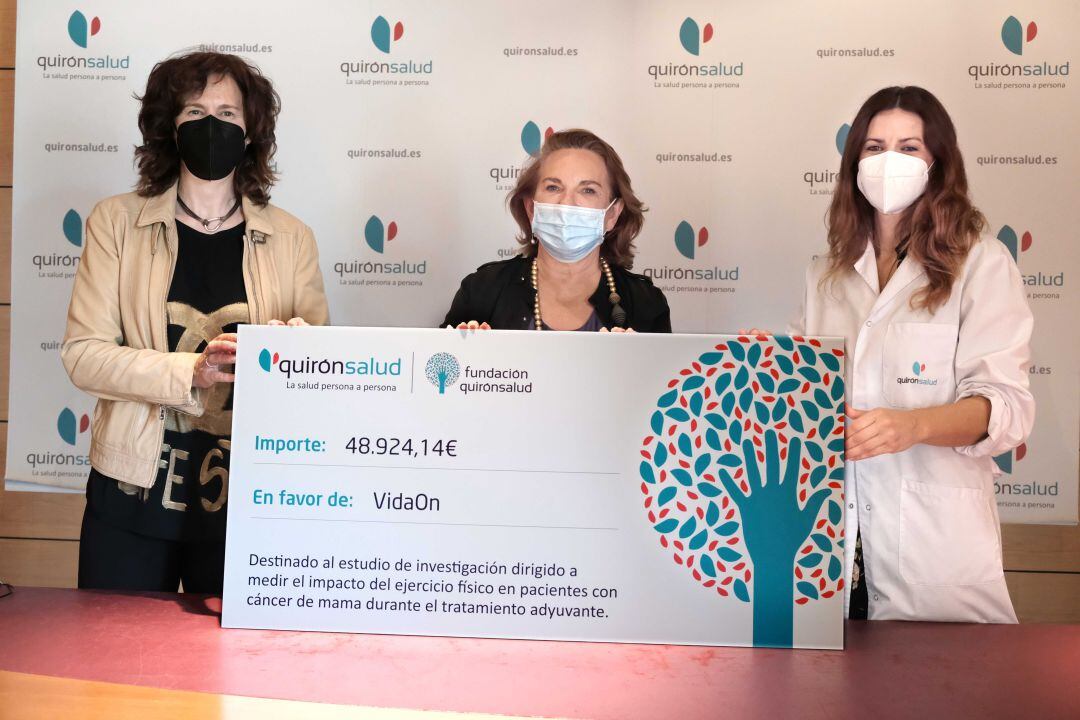 La Fundación Quirónsalud concede una beca de investigación al proyecto VidaON
