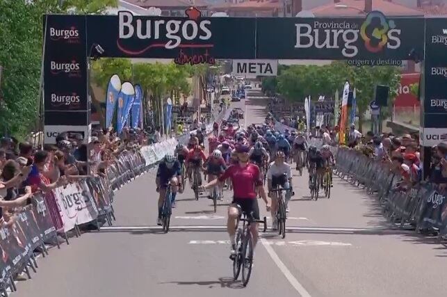 La belga Lotte Kopecky vencedora en Aranda de Duero