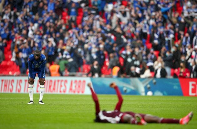 Durante la celebración del Leicester el público se hizo notar