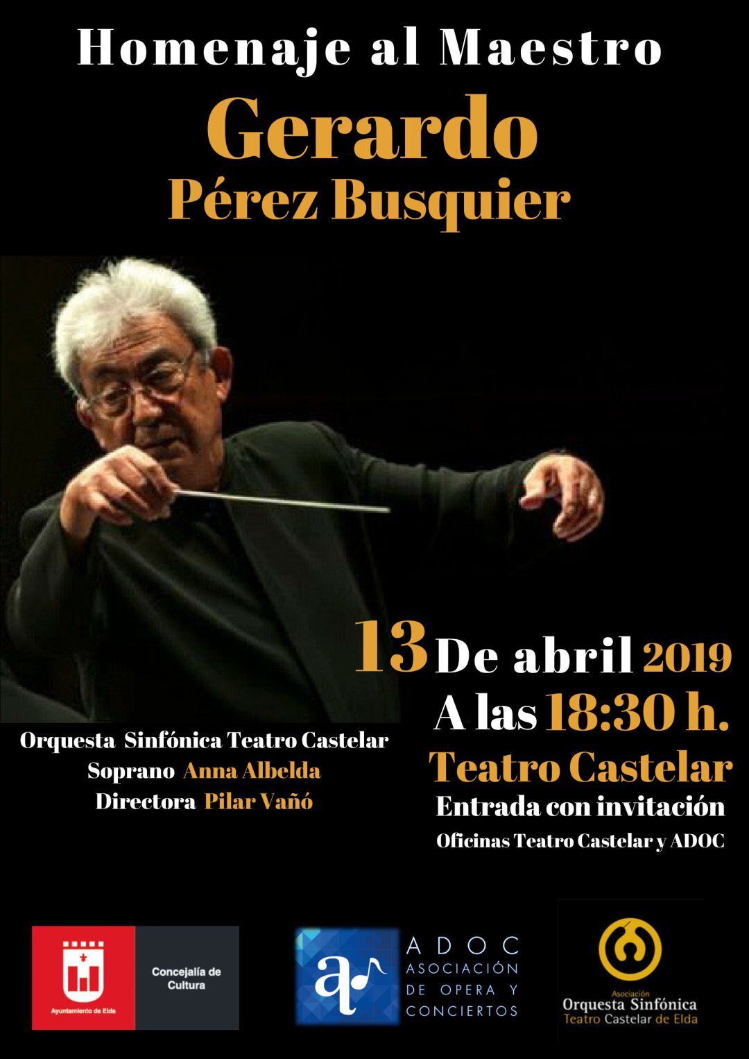 Homenaje a Gerardo Pérez Busquier en Elda