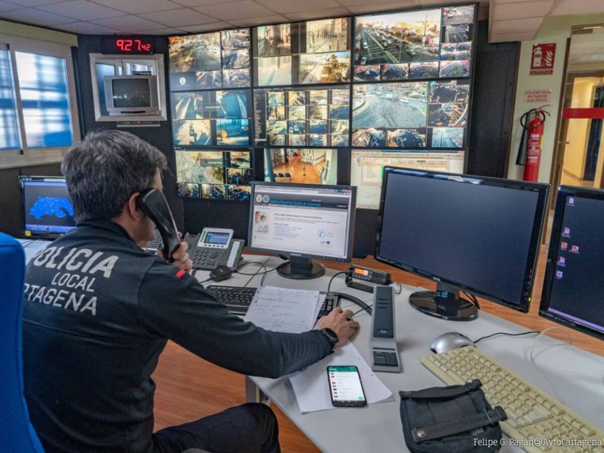 El 092 registra más de 1.400 llamadas durante el estado de alarma en Cartagena