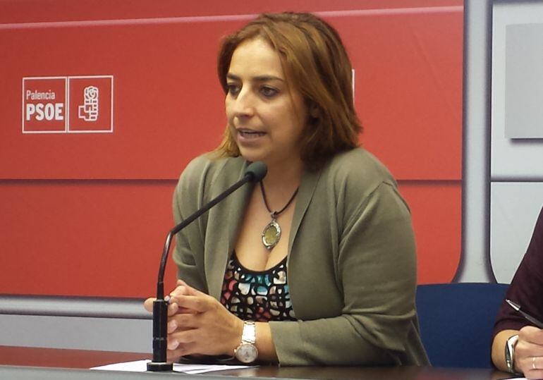 Miriam Andrés, portavoz del PSOE en el Ayuntamiento de Palencia