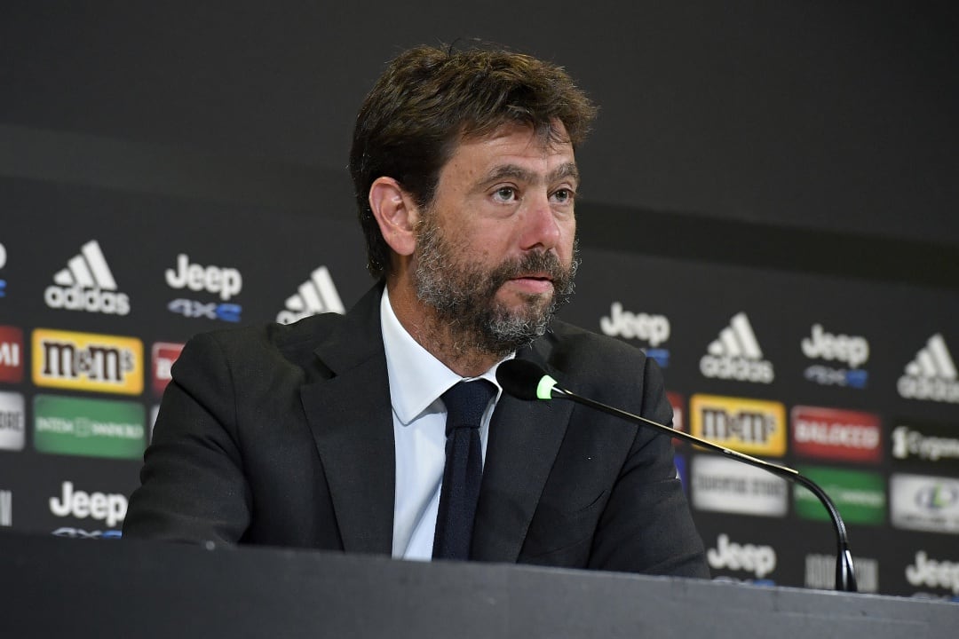 Andre Agnelli en la presentación de la nueva directiva de la Juventus