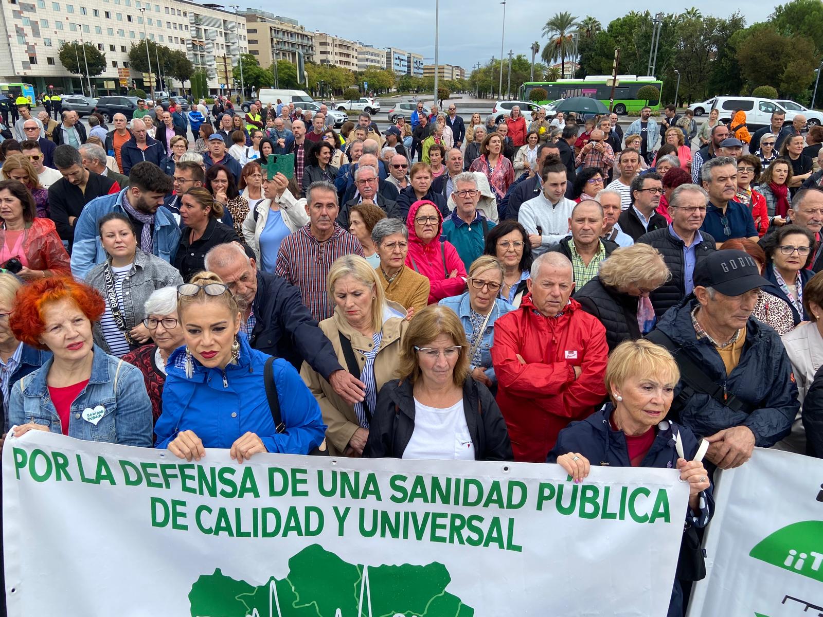 Concentración en defensa de la Sanidad Pública en Córdoba