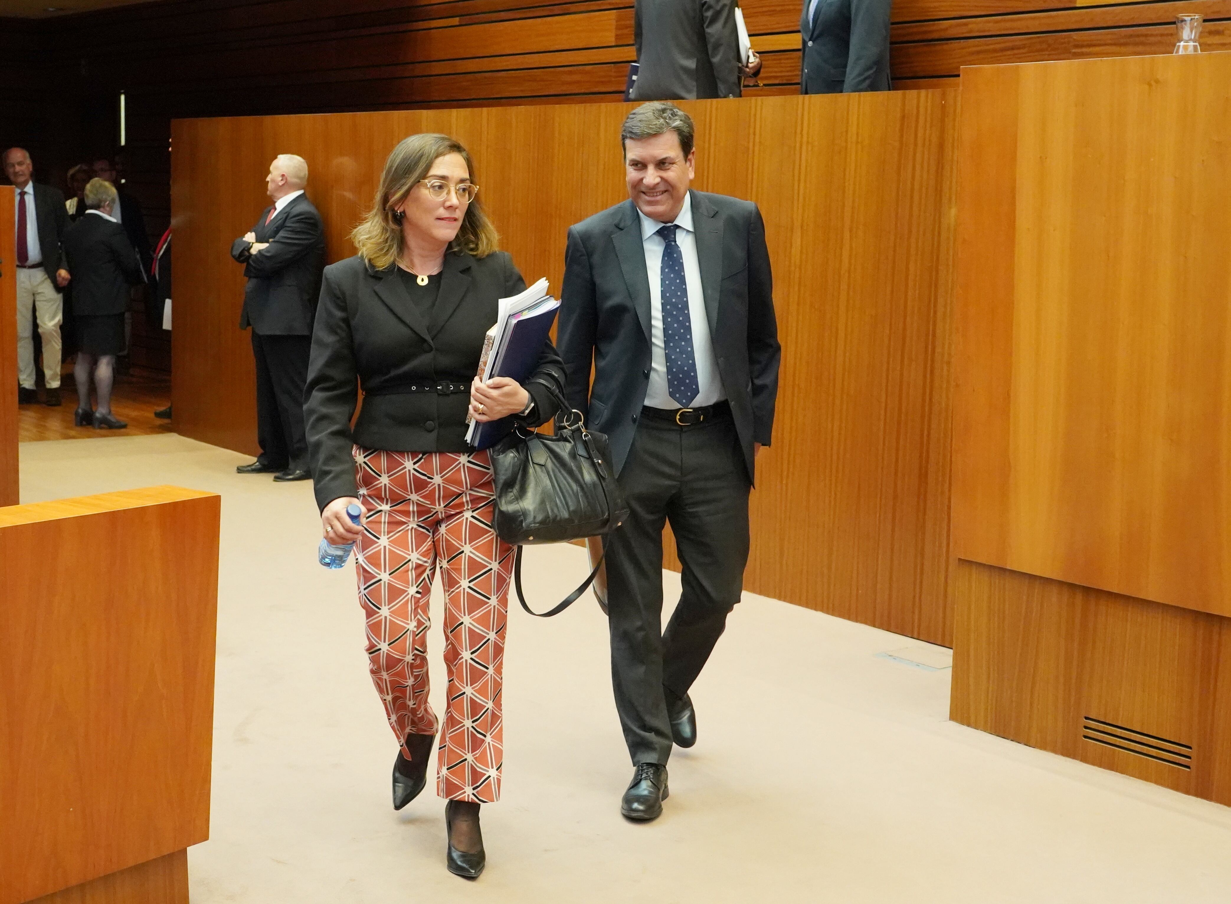Primera jornada del pleno de las Cortes de Castilla y León que comienza con la sesión de control al Ejecutivo.