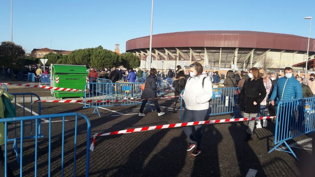 Imagen del cribado en Palencia tomada este fin de semana