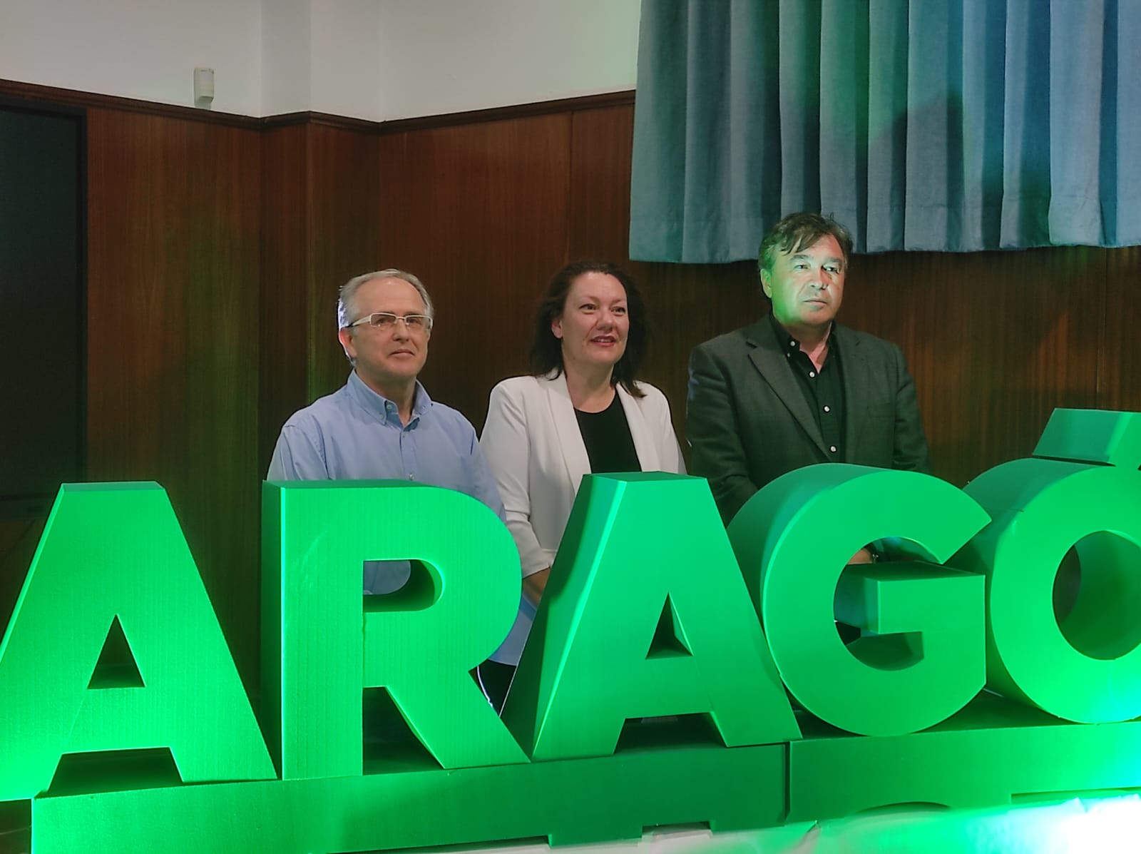 Francisco Juarez, Raquel Marco y Tomás Guitarte