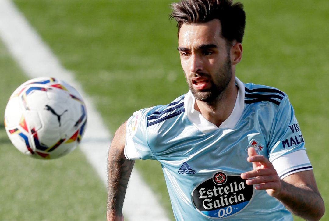 El jugador del Celta Brais Méndez.