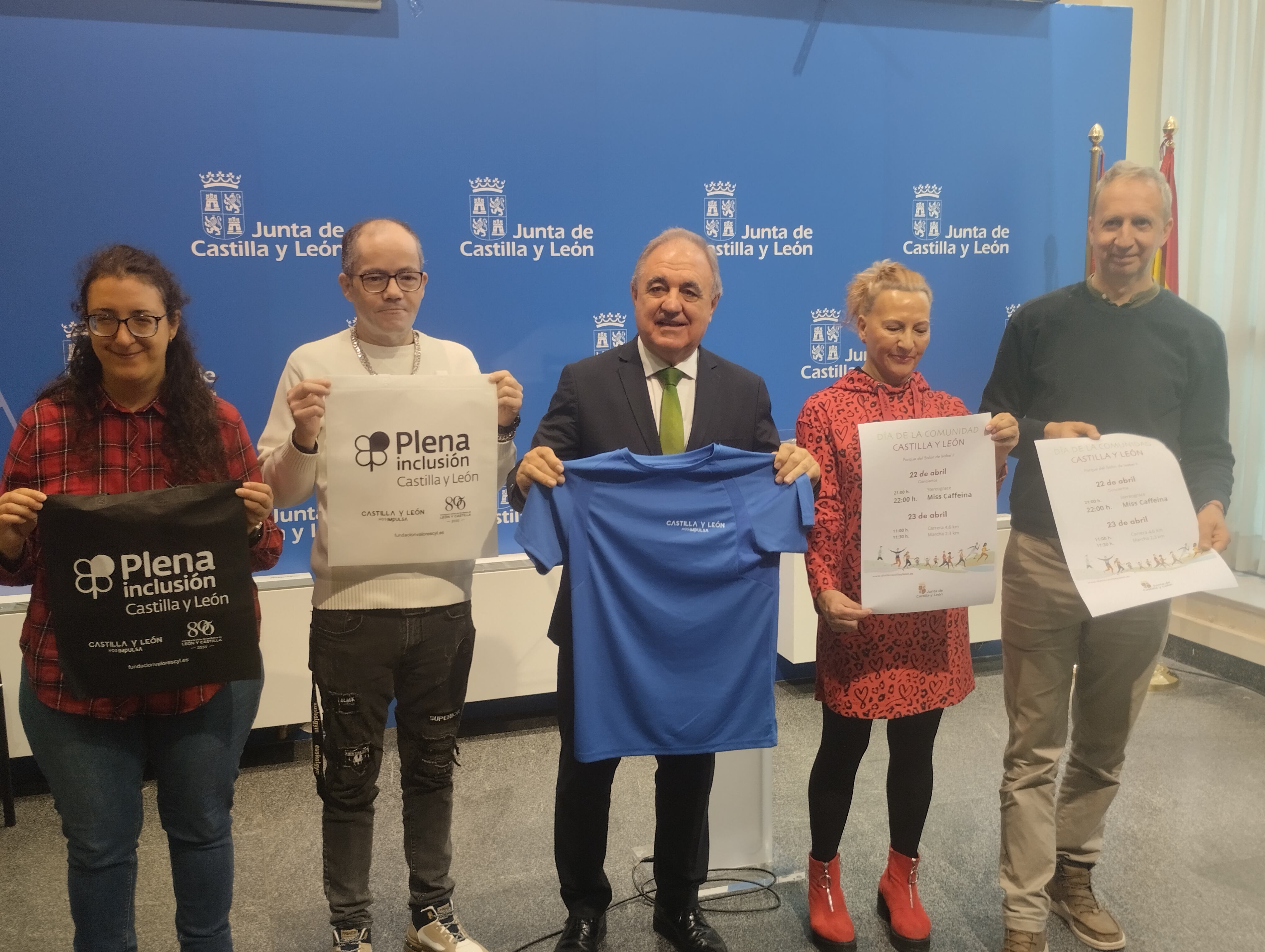 La Junta celebra el Día de Castilla y León en Palencia con los conciertos de Miss Caffeina y Stereograce y una carrera y marcha popular