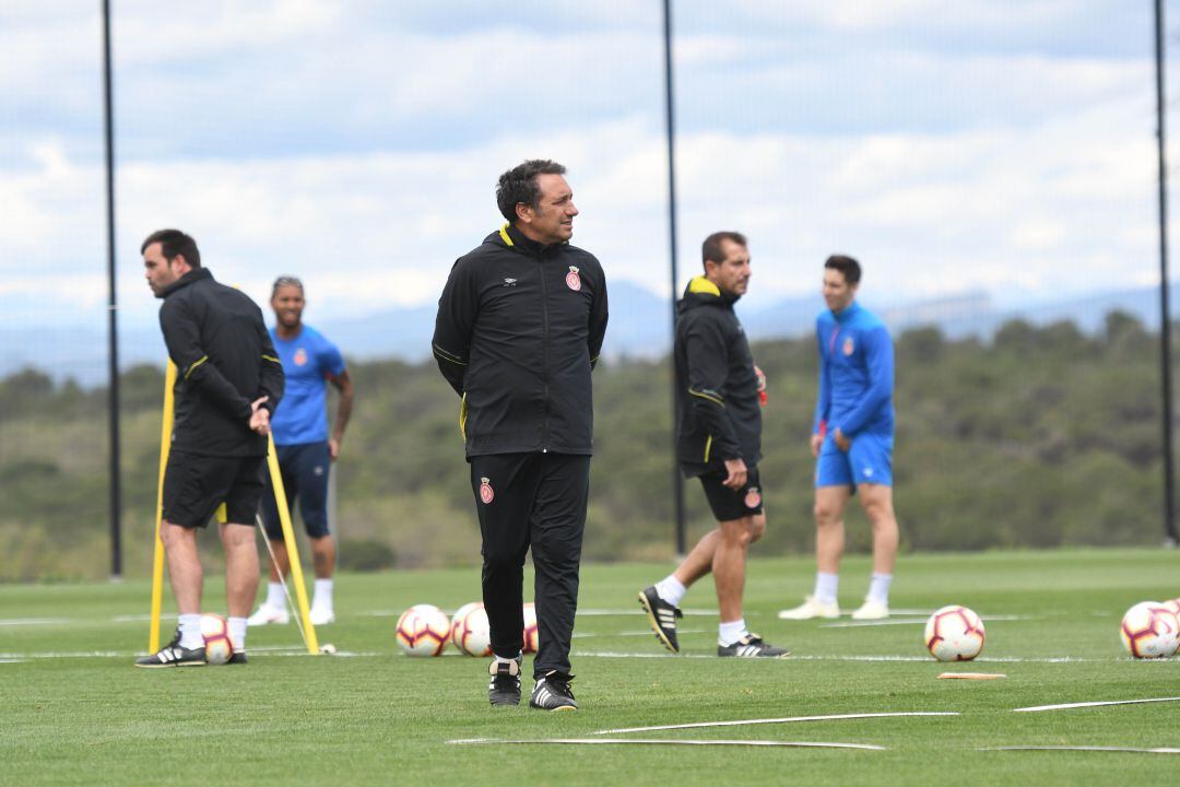 Eusebio durant un entrenament