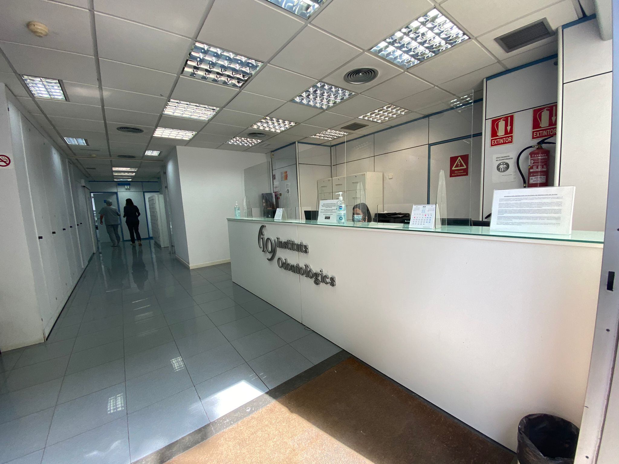 Clínica de l'Institut Odontològic a l'avinguda Madrid de Barcelona