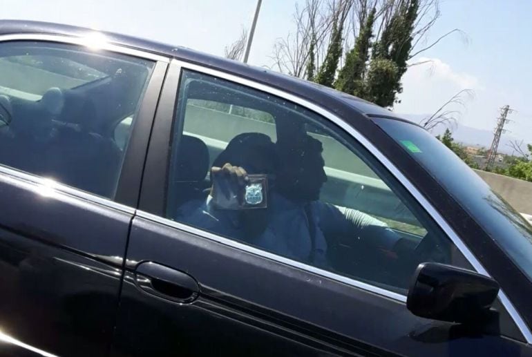 Imatge captada per una víctima potencial