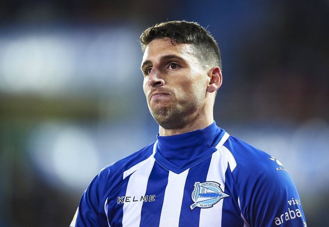 El jugador del Deportivo Alavés, Jonathan Calleri