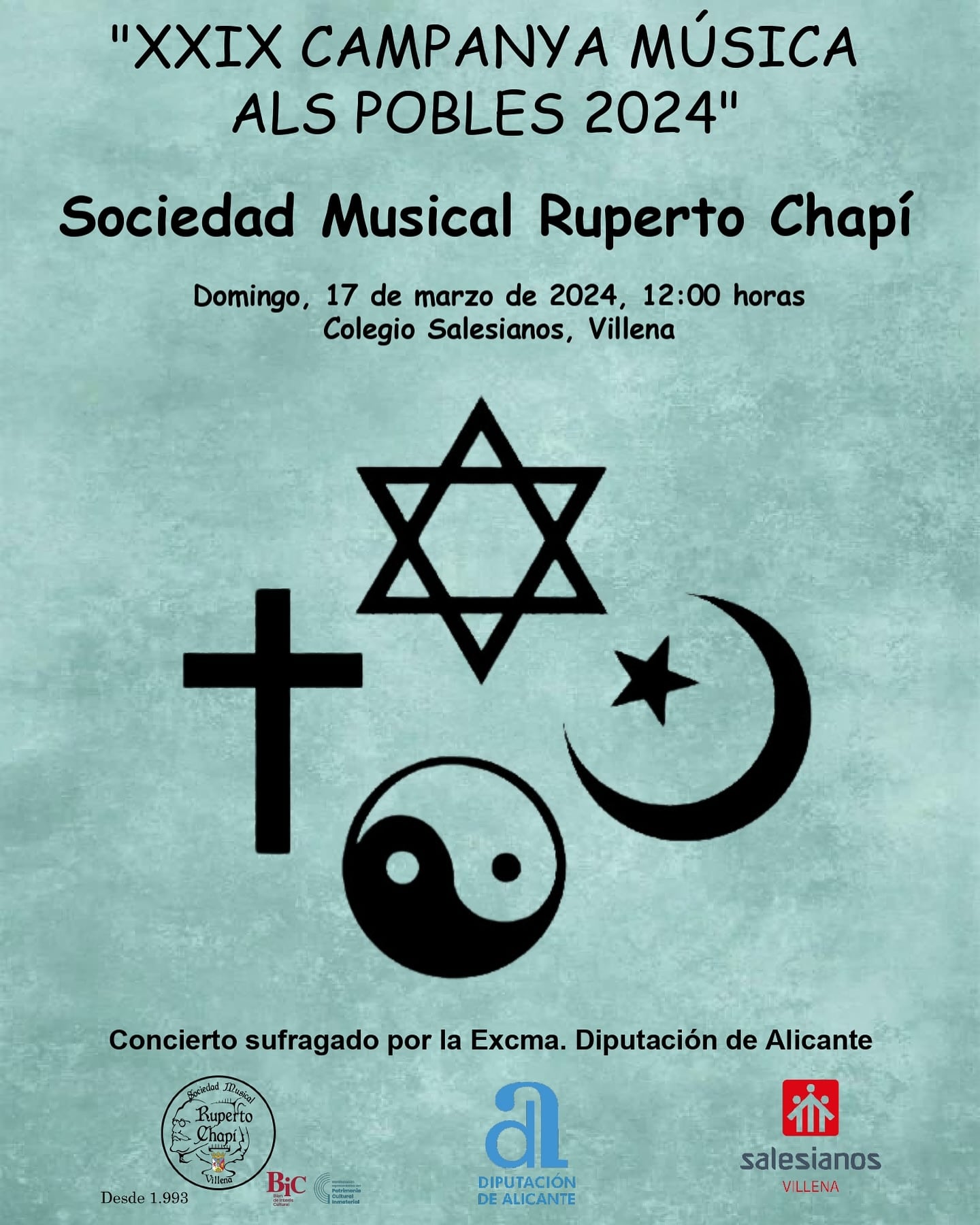 Cartel del concierto