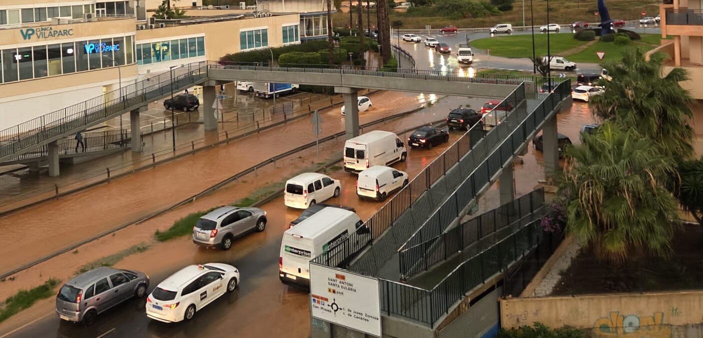 Imagen del primer cinturón de ronda de Ibiza
