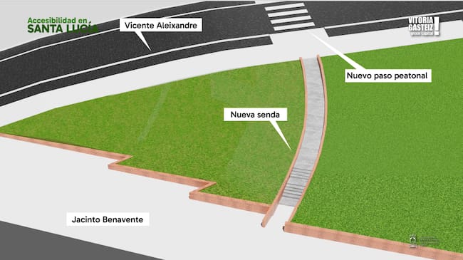 Mapa de actuación en Santa Lucía