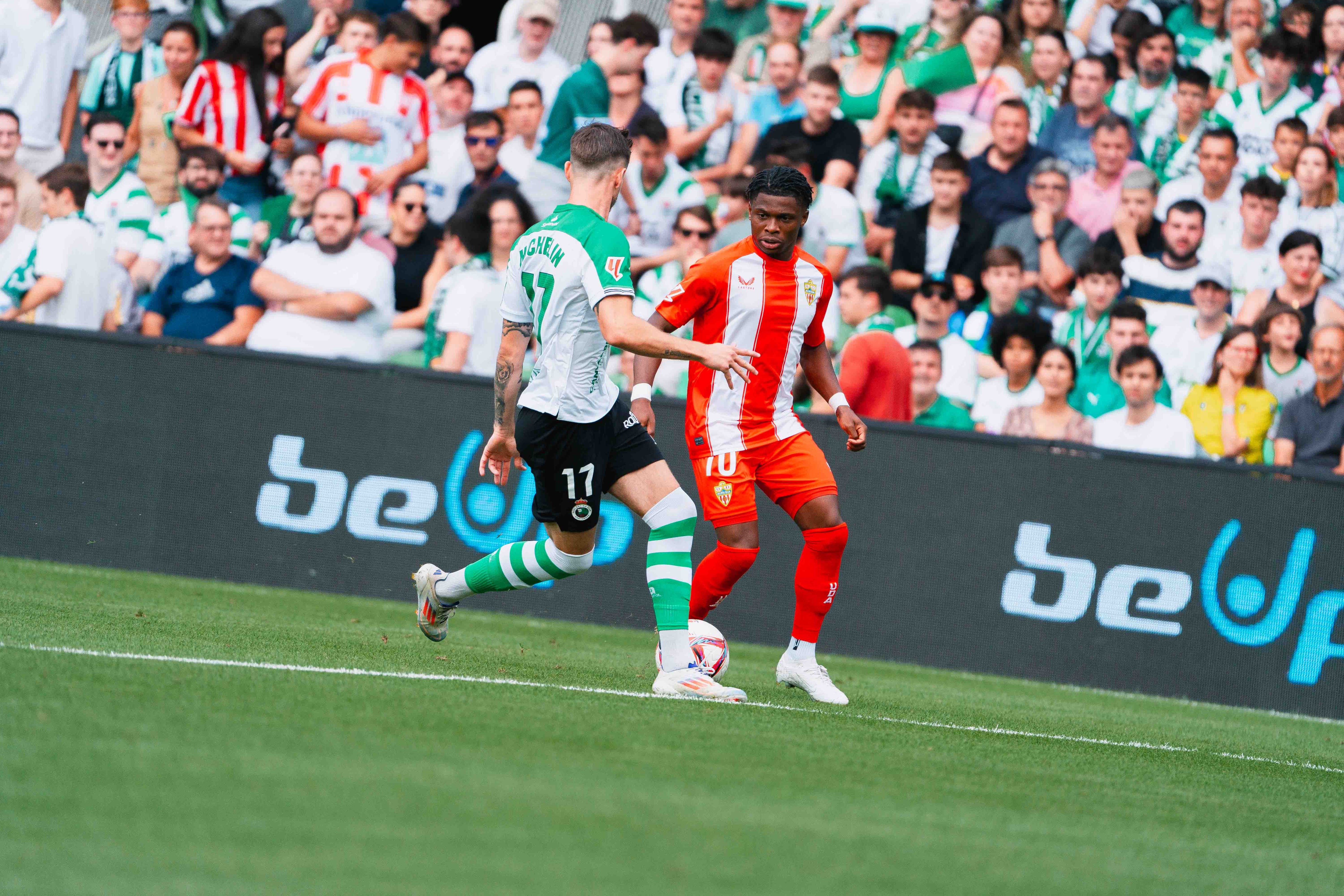 Ramazani en el Racing de Santander-Almería.
